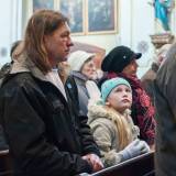 Dětská mše svatá a křtiny Viktorie Kvitové