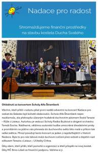 Benefiční koncert Alfy Štramberk v Brně