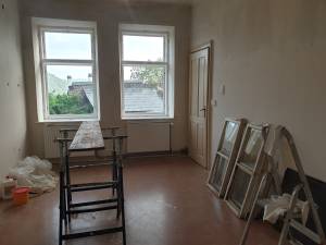 Opravy apartmánů ve farní budově č. p. 2