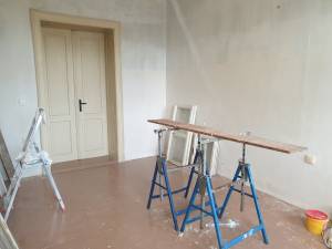 Opravy apartmánů ve farní budově č. p. 2