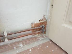 Opravy apartmánů ve farní budově č. p. 2
