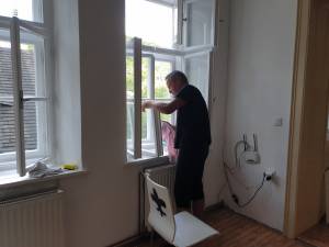 Opravy apartmánů ve farní budově č. p. 2