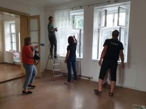 Opravy apartmánů ve farní budově č. p. 2
