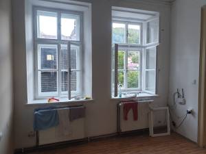 Opravy apartmánů ve farní budově č. p. 2