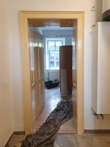 Opravy apartmánů ve farní budově č. p. 2