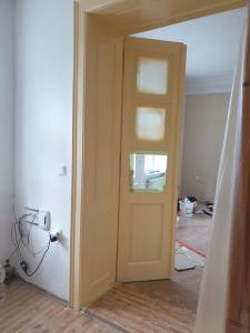 Opravy apartmánů ve farní budově č. p. 2