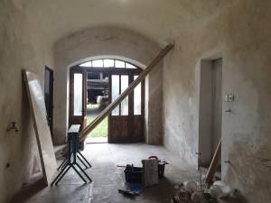 Opravy apartmánů ve farní budově č. p. 2