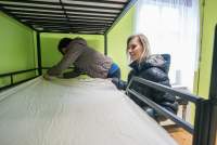 Příprava ubytování pro uprchlíky z Ukrajiny